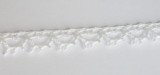 10 Metres White Crocheted Lace  1/2