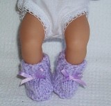 Lilac Bootees 